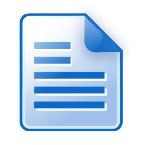 document icon blue